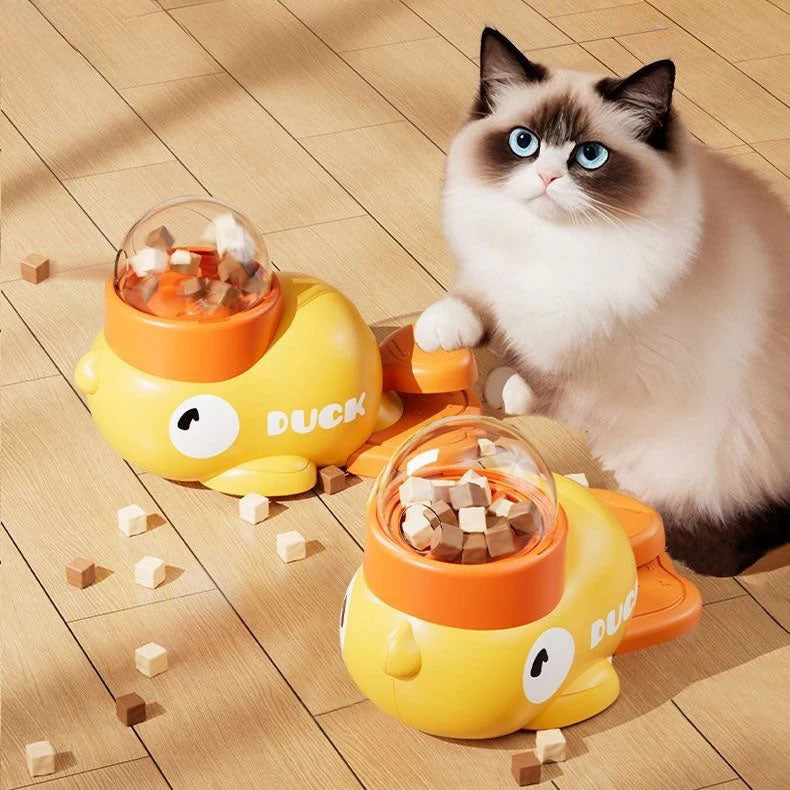 Hrănitor automat interactiv pentru animale de companie