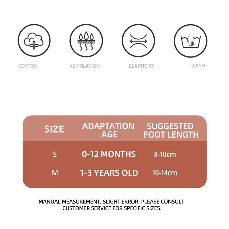 Șosete antiderapante pentru bebeluși până la genunchi