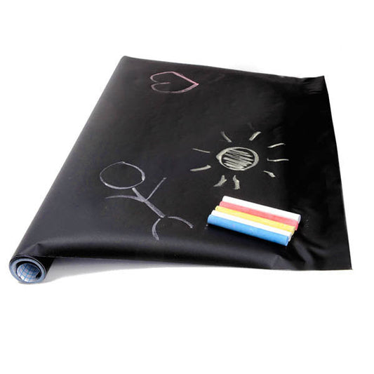 Blackboard sticker with 5 pieces of chalk-0